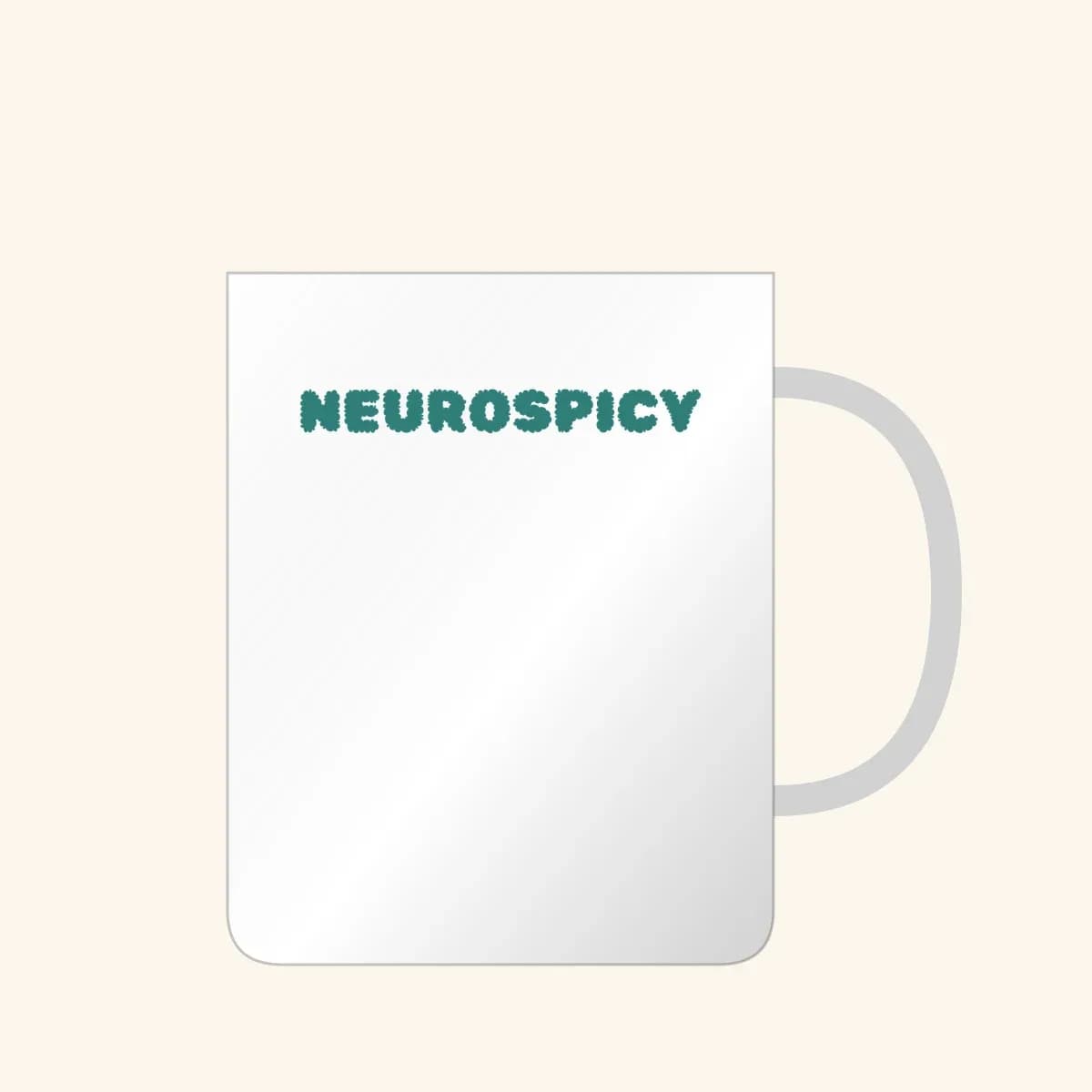 Neurospicy Mug in White