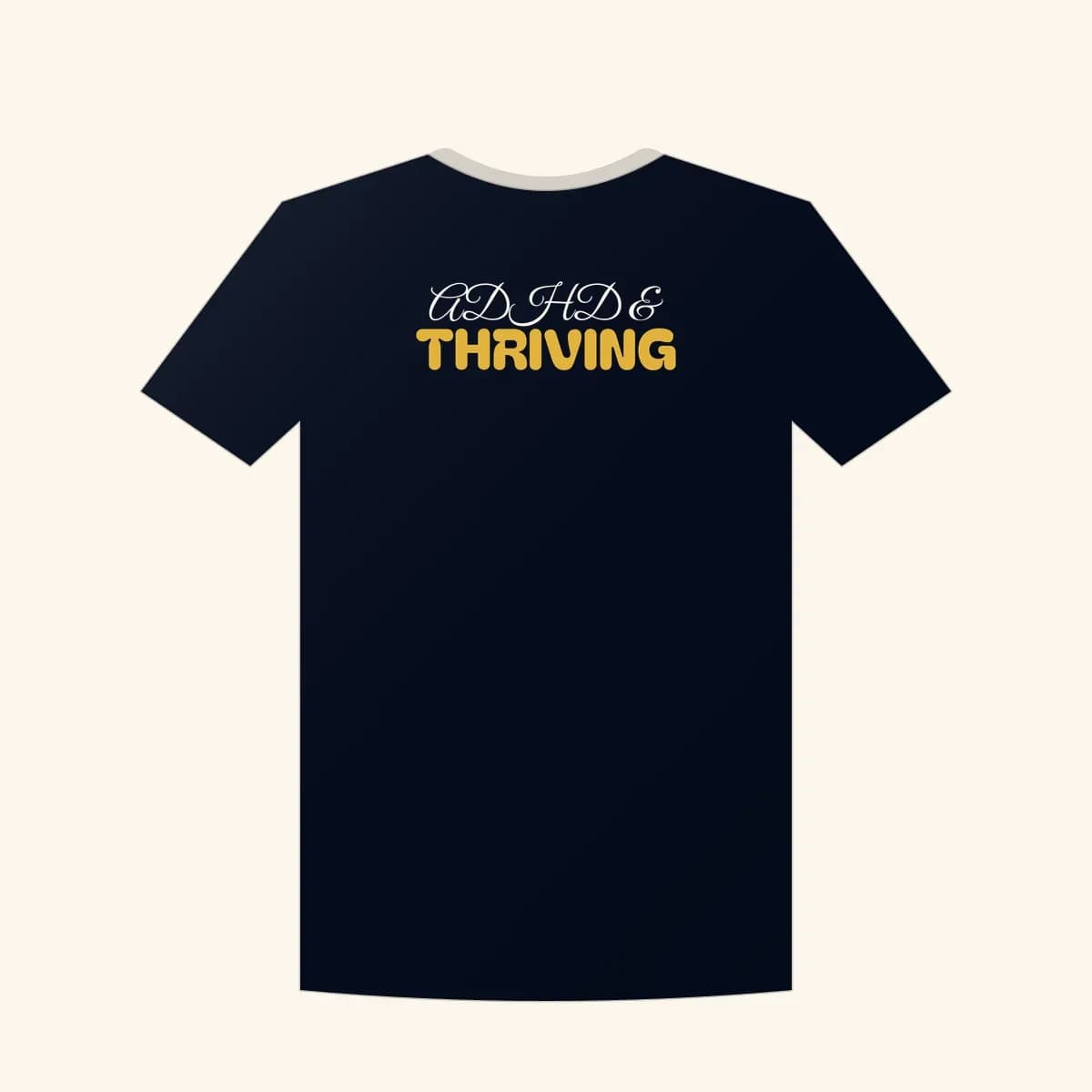 ADHD & Thriving Crewneck Sweatshirt in Navy