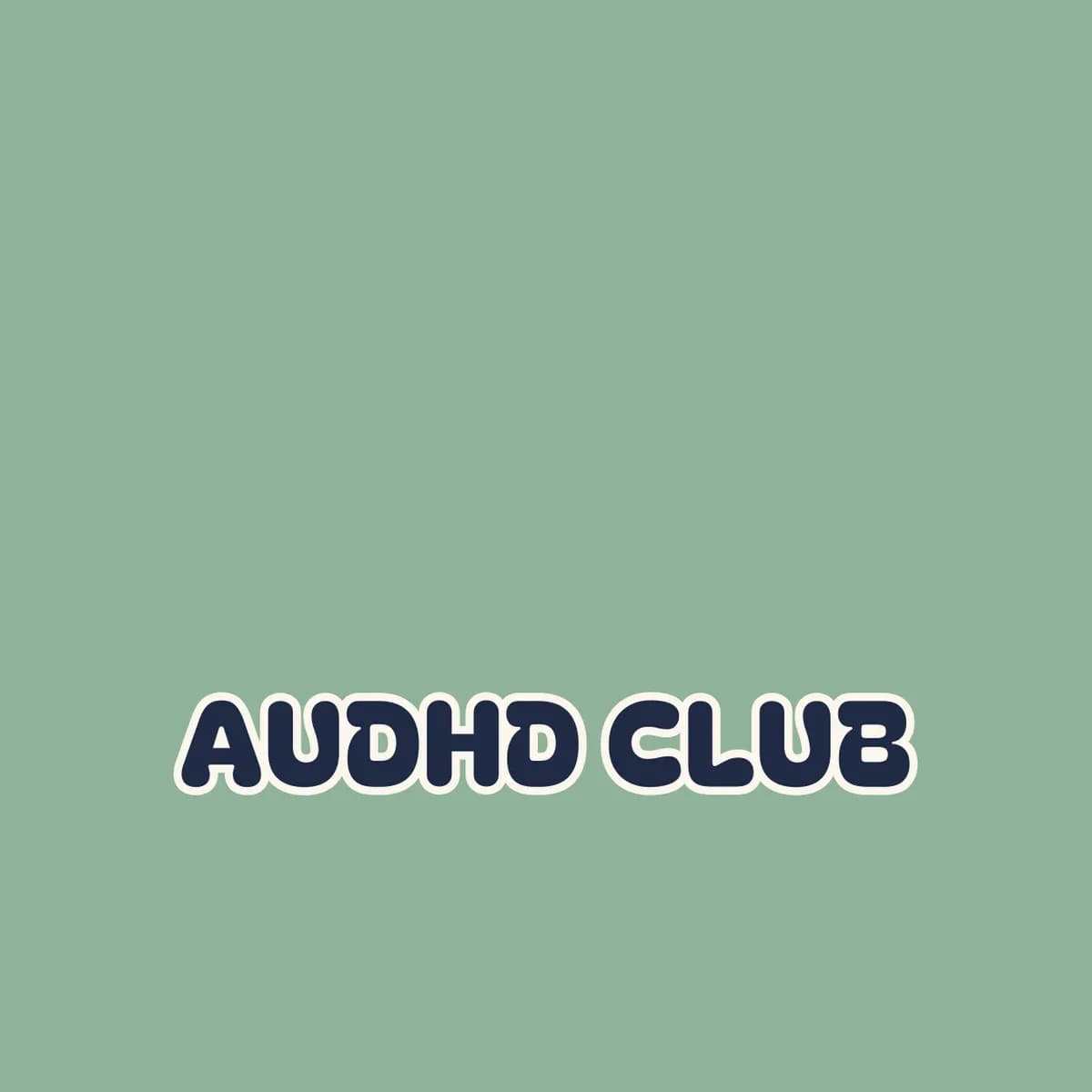 AuDHD Club PopSocket-Friendly iPhone Case in Sage