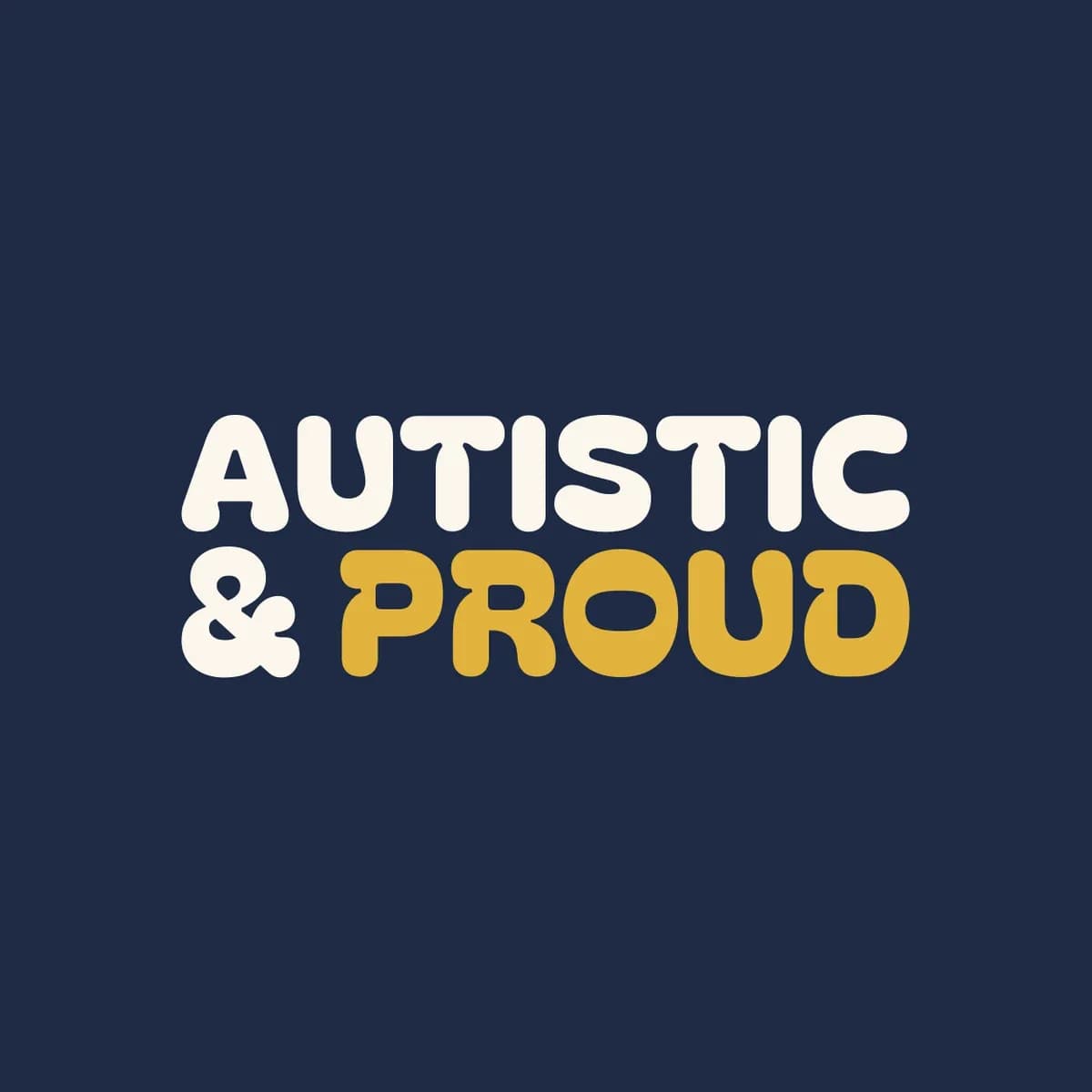 Autistic & Proud iPhone Case in Night
