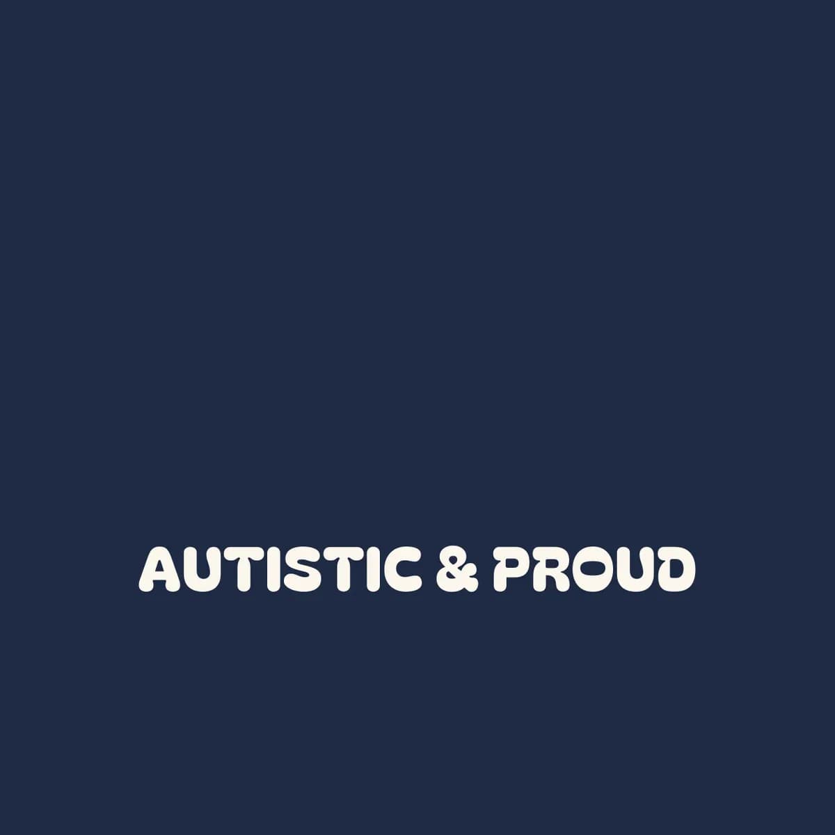 Autistic & Proud PopSocket-Friendly iPhone Case in Night
