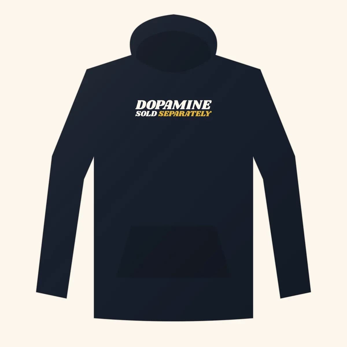 Dopamine Sold Separately Premium Hoodie in Navy Blazer