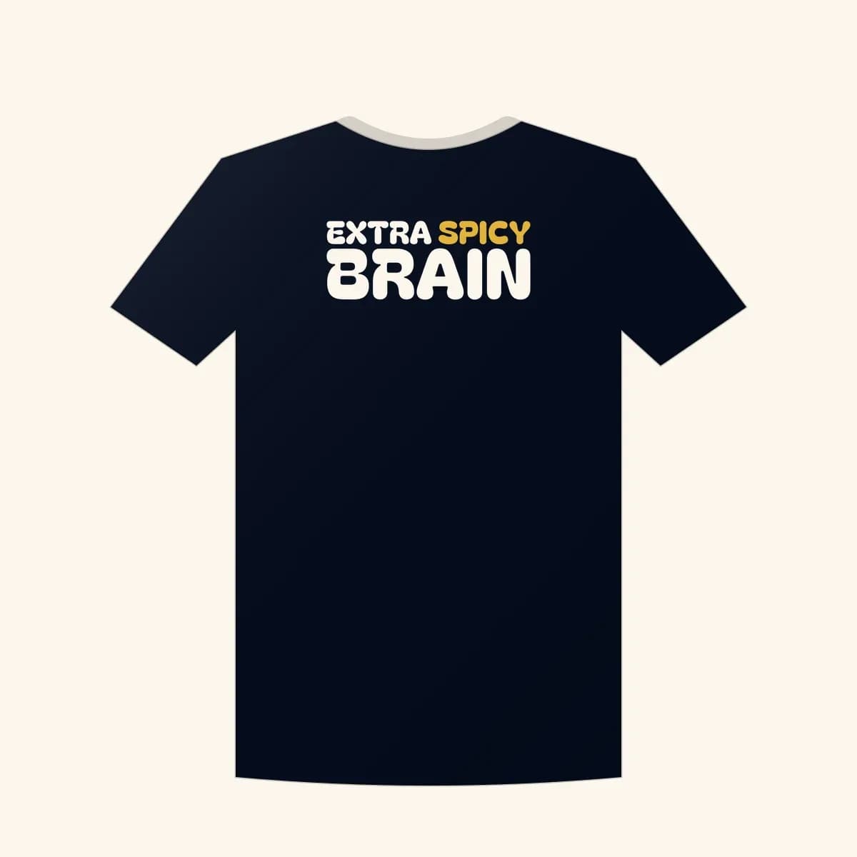 Extra Spicy Brain Crewneck Sweatshirt in Navy