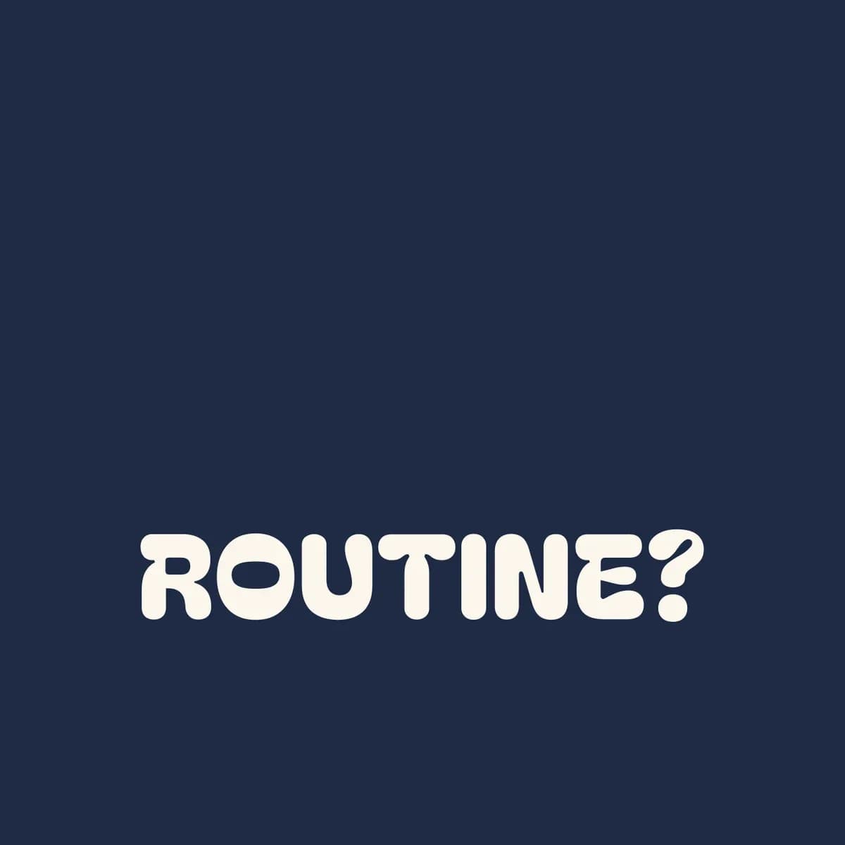 I Need Routine. I Hate Routine. PopSocket-Friendly iPhone Case in Night