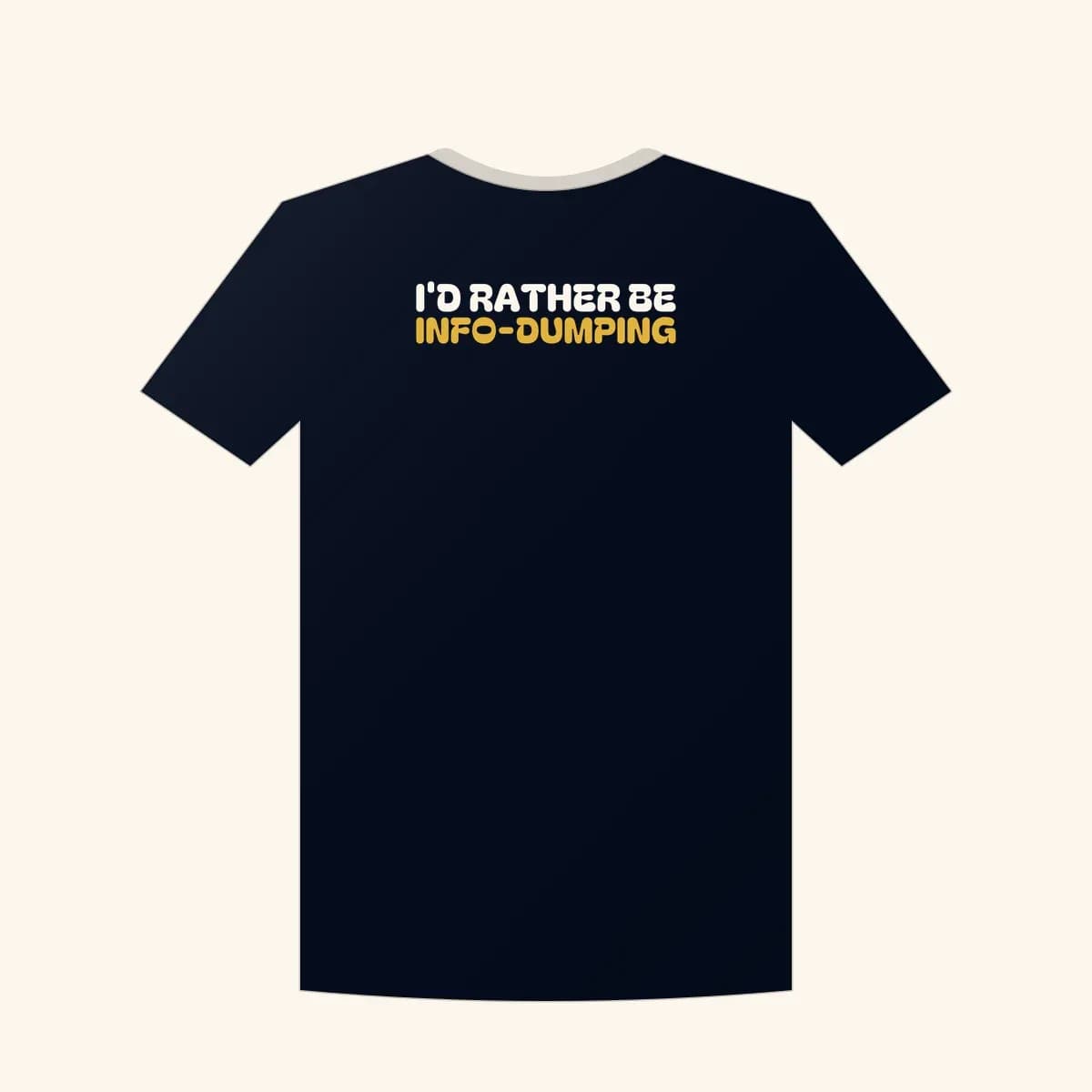 I’d Rather Be Info-Dumping Crewneck Sweatshirt in Navy
