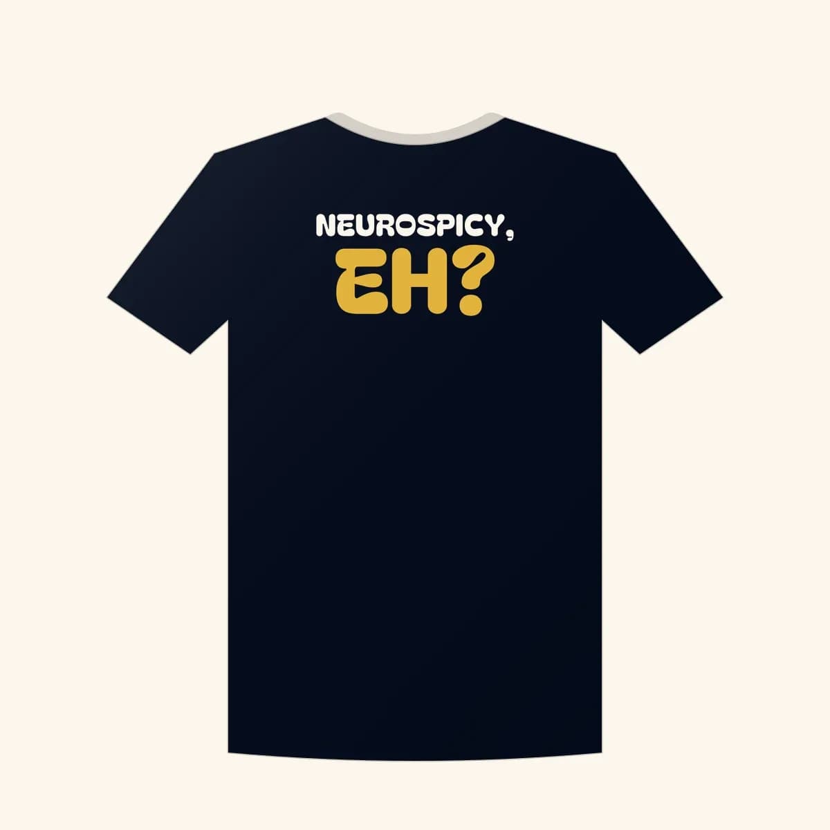 Neurospicy, Eh? Crewneck Sweatshirt in Navy