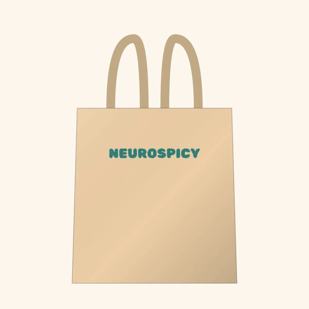 Neurospicy Tote Bag in Oyster