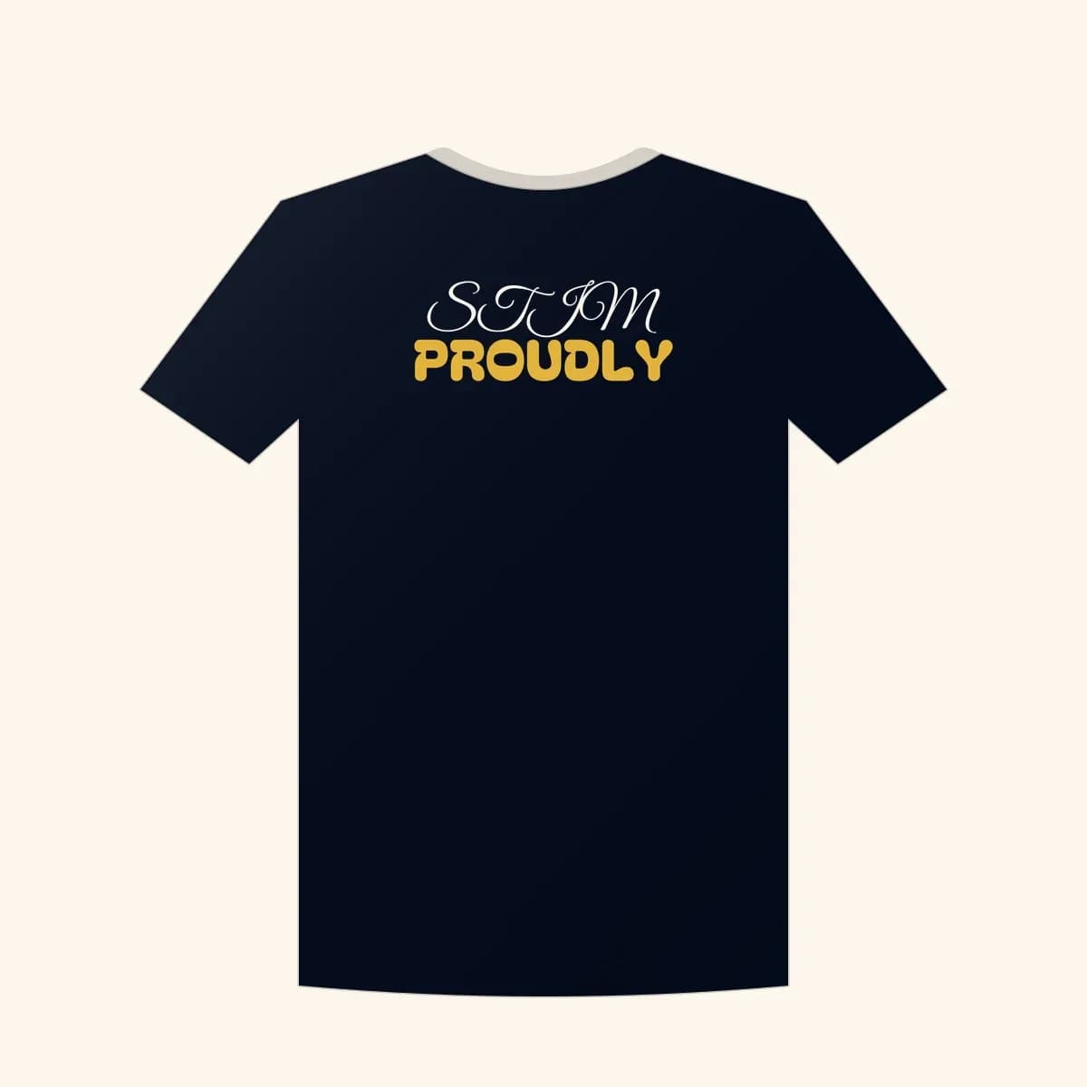 Stim Proudly Crewneck Sweatshirt in Navy