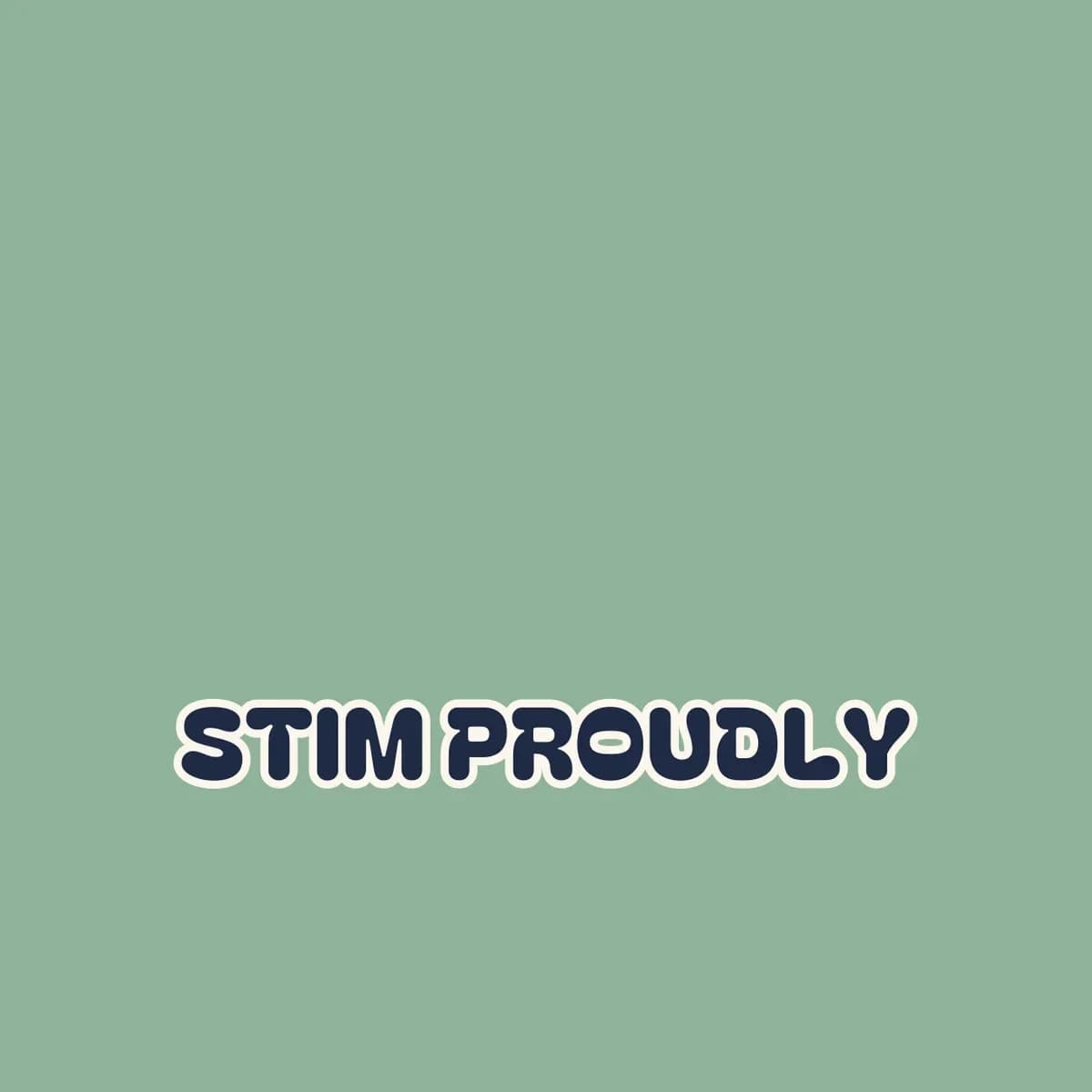 Stim Proudly PopSocket-Friendly iPhone Case in Sage