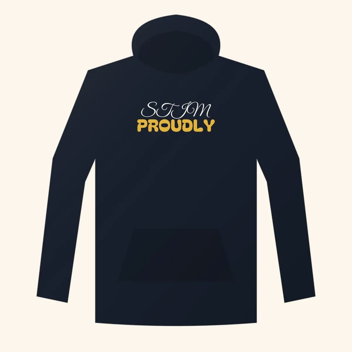 Stim Proudly Premium Hoodie in Navy Blazer