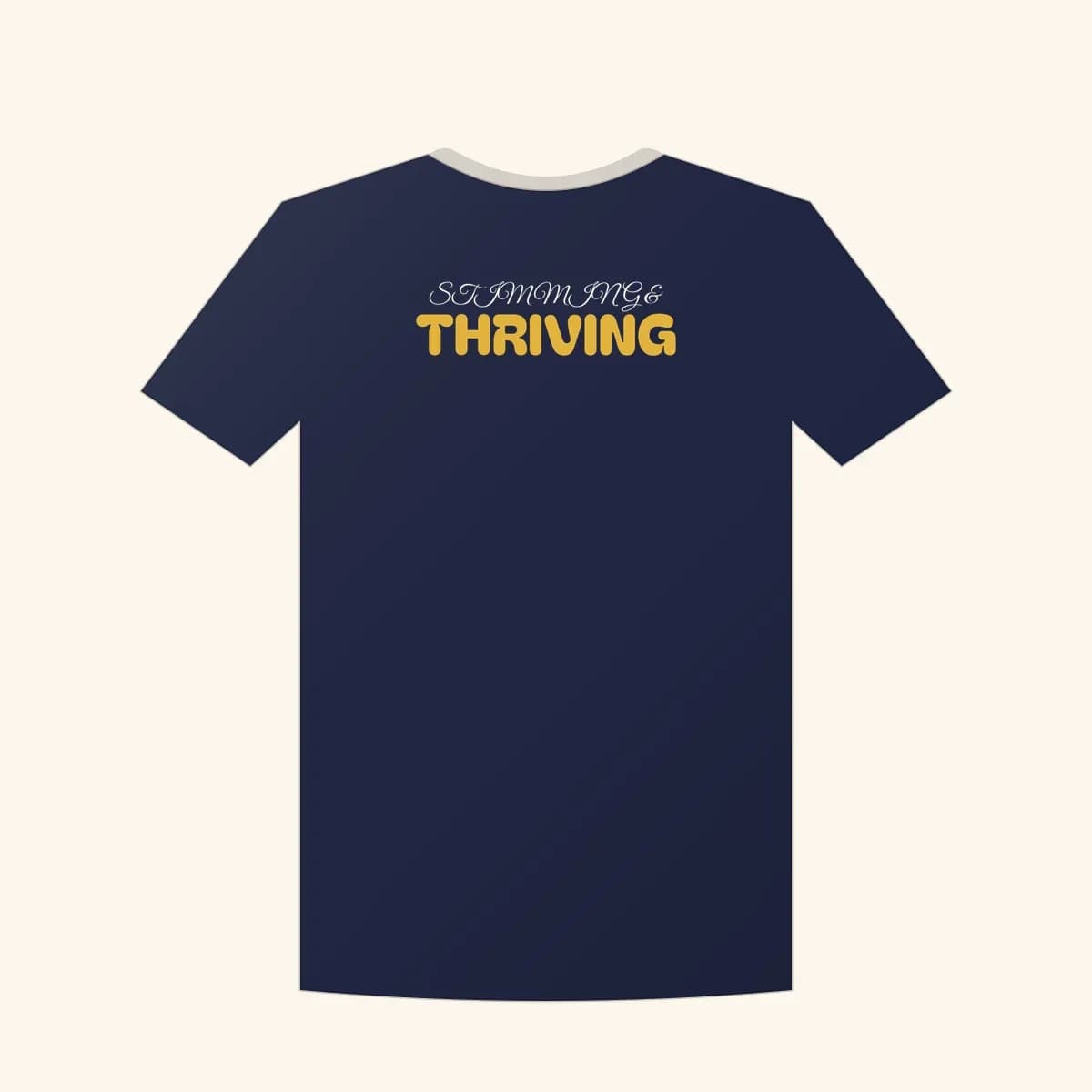 Stimming and Thriving Classic Tee in Navy