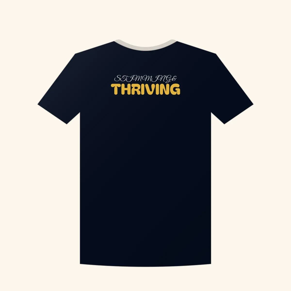 Stimming and Thriving Crewneck Sweatshirt in Navy