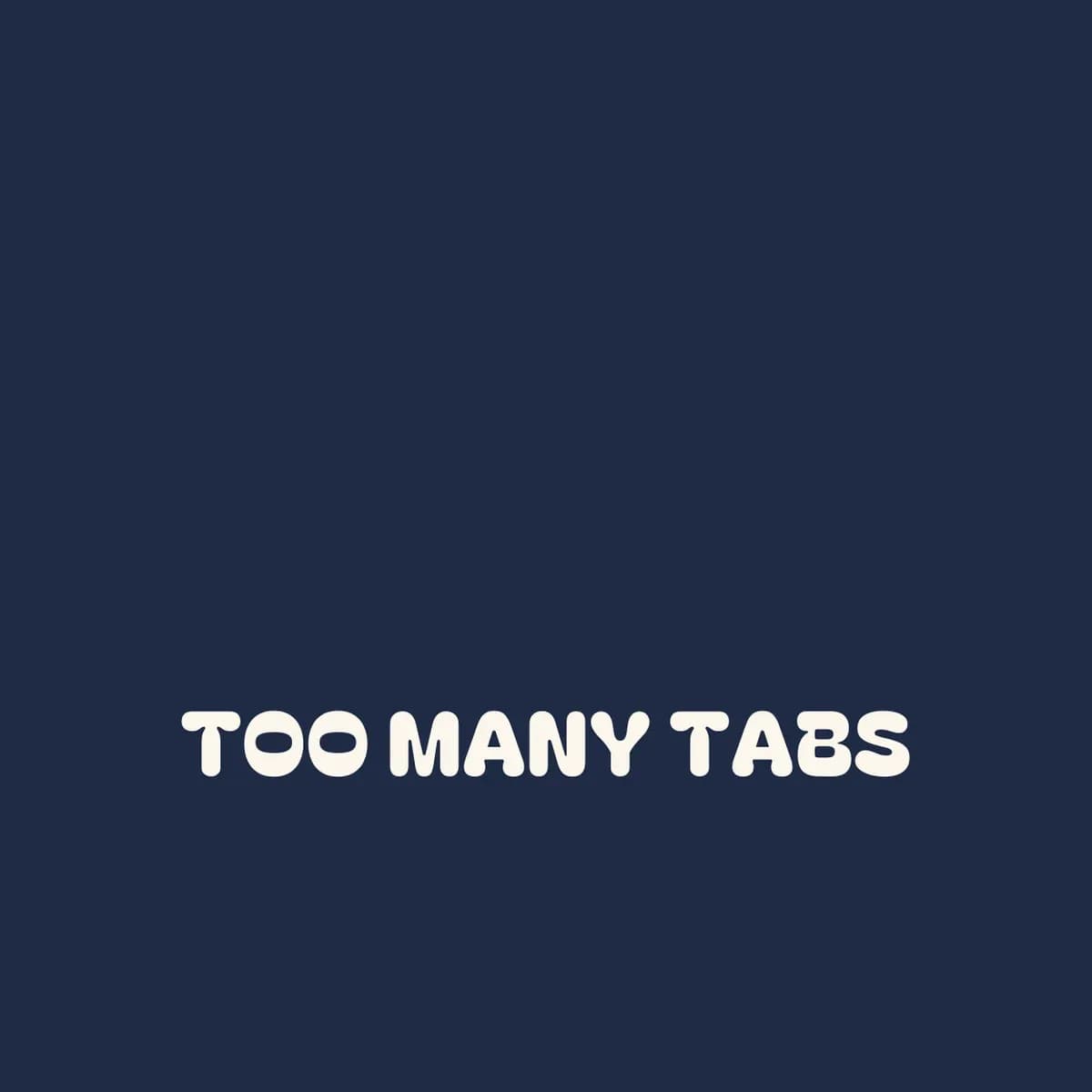 Too Many Tabs Open PopSocket-Friendly iPhone Case in Night