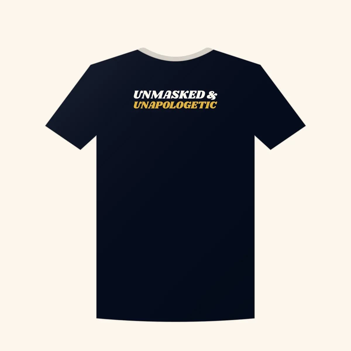 Unmasked & Unapologetic Crewneck Sweatshirt in Navy